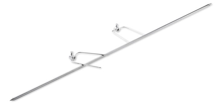 Nerezová jehla na rožnění s bodci 60 cm