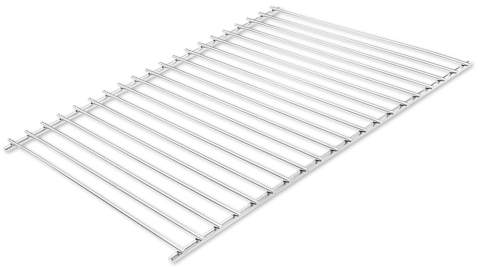 Pohled shora na rozložení příček grilovacího roštu DEOS 40 x 30 cm