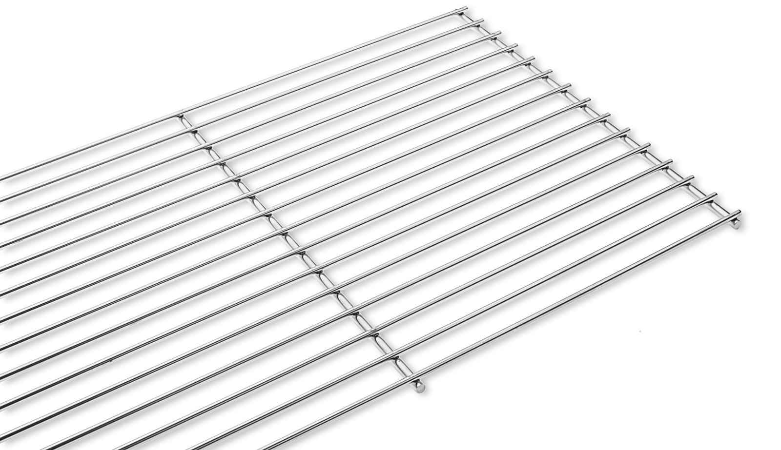 Pohled shora na rozložení příček grilovacího roštu DEOS 45 x 30 cm